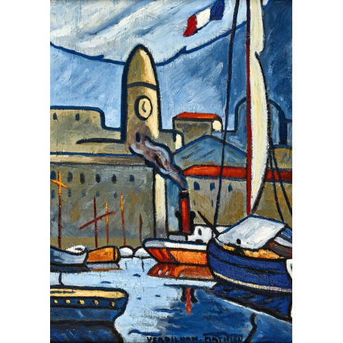 LOUIS MATHIEU VERDILHAN : Le port de Marseille (DOBIASCHOFSKY AUKTIONEN AG)