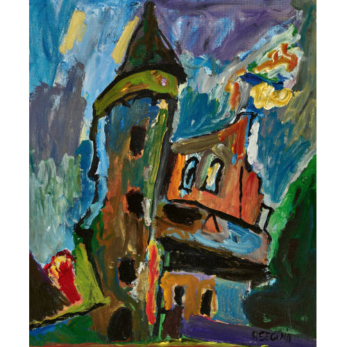 ADRIEN SEGUIN : 'A Roffiac (Cantal)' (DOBIASCHOFSKY AUKTIONEN AG)