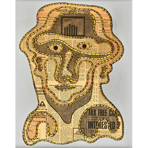 KOSTA (EIGTL. KOSTA ALEX : 'Man with a hat 119' (DOBIASCHOFSKY AUKTIONEN AG)