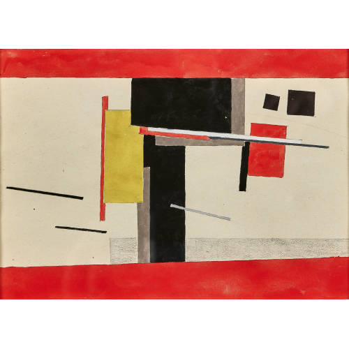 20. JH. RUSSLAND : Suprematistische Komposition (DOBIASCHOFSKY AUKTIONEN AG)