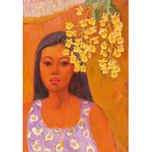 THEO (AUCH THEOMEIER) MEIER : Portr�t einer jungen Thail�nderin (DOBIASCHOFSKY AUKTIONEN AG)