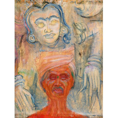 THEO (AUCH THEOMEIER) MEIER : 'Mangku Dalam von Tangkap mit dem Schutzengel aus der Geisterwelt' (DOBIASCHOFSKY AUKTIONEN AG)