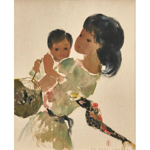 PHAM THUC CHUONG : Mutter mit Kind (DOBIASCHOFSKY AUKTIONEN AG)