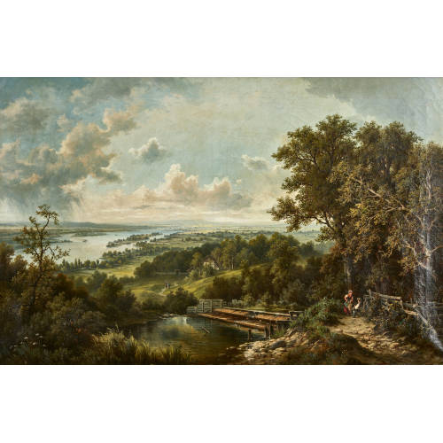 JOSEF BURGARITZKY : 'Donaulandschaft' (DOBIASCHOFSKY AUKTIONEN AG)