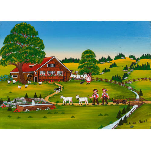 ANNA (EIGTL. JOSIPOVIC STAUB : Sommertag im Appenzellerland (DOBIASCHOFSKY AUKTIONEN AG)