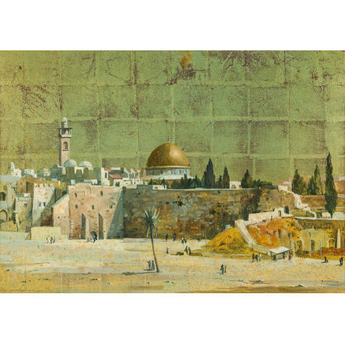 REN�E YOLANDA HAUSER : Ansicht von Jerusalem (DOBIASCHOFSKY AUKTIONEN AG)