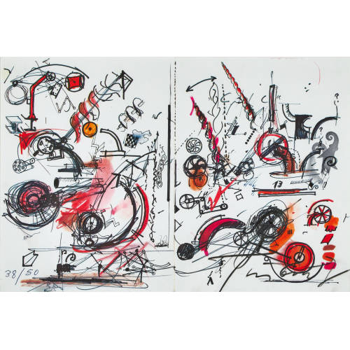 JEAN TINGUELY : 'Ohne Titel' (DOBIASCHOFSKY AUKTIONEN AG)