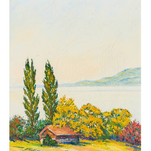 LOUIS D�RR : 'Herbst am Thunersee' (DOBIASCHOFSKY AUKTIONEN AG)