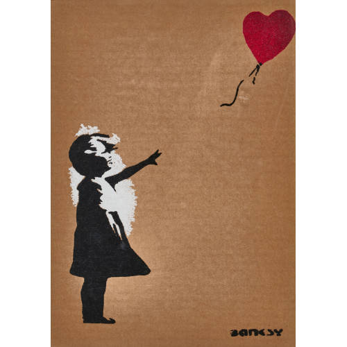 BANKSY : 'The Girl with Ballon' (DOBIASCHOFSKY AUKTIONEN AG)