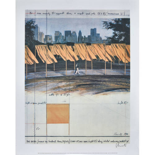 CHRISTO) CHRISTO (EIGTL. JAVACHEFF : 'The Gates/Project for Central Park New York City' (DOBIASCHOFSKY AUKTIONEN AG)