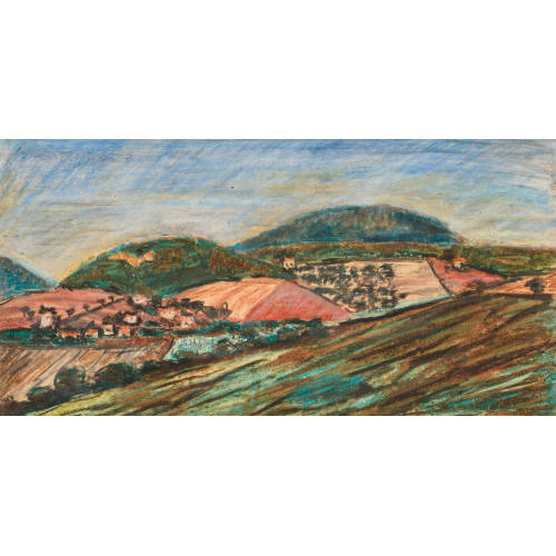 20. JH. SCHWEIZ : H�gellandschaft (DOBIASCHOFSKY AUKTIONEN AG)