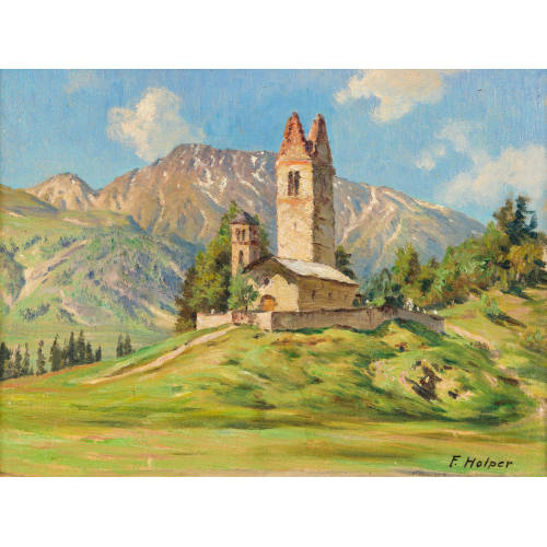 FRANZ HOLPER : 'Celerina San Gian' (DOBIASCHOFSKY AUKTIONEN AG)