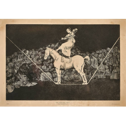 FRANCISCO JOS� DE GOYA Y LUCIENTES : 'Una reina del circo' (DOBIASCHOFSKY AUKTIONEN AG)