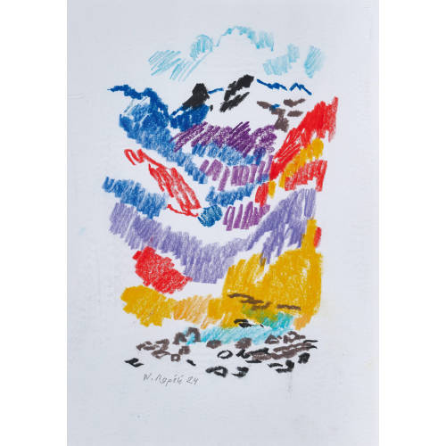WALTER ROP�L� : Berglandschaft in Obwalden (DOBIASCHOFSKY AUKTIONEN AG)