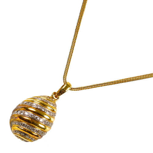 BRILLANT-ANH�NGER MIT KETTE : Cartier, Paris (DOBIASCHOFSKY AUKTIONEN AG)