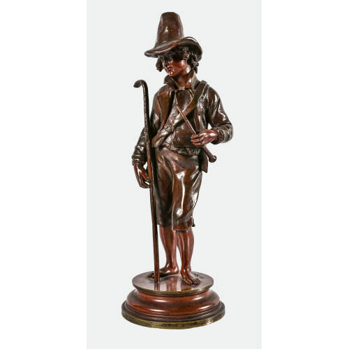 HENRI EMILE GIRAUD : Hirte (DOBIASCHOFSKY AUKTIONEN AG)