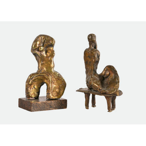 VATCHKO VATCHKOV : Paar fig�rliche Bronzen (DOBIASCHOFSKY AUKTIONEN AG)