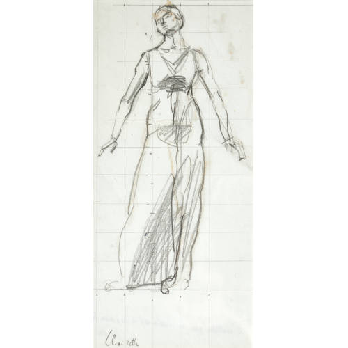 FERDINAND HODLER : Figurenstudie zu 'Blick in die Unendlichkeit' (DOBIASCHOFSKY AUKTIONEN AG)