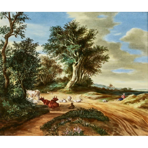 BILDPLATTE : Deutschland, Anfang 20. Jh. (Kurt Schubert) (DOBIASCHOFSKY AUKTIONEN AG)