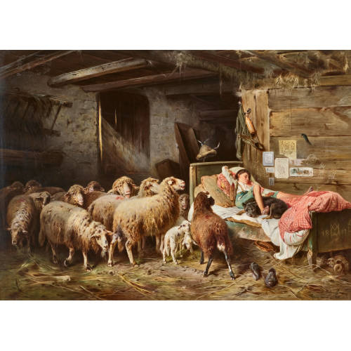 BILDPLATTE : Deutschland, Anfang 20. Jh. (Louis Scherf) (DOBIASCHOFSKY AUKTIONEN AG)