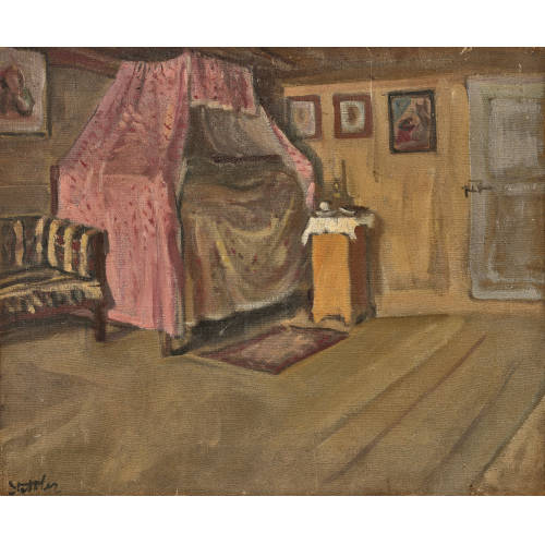 MARTHA STETTLER : Blick ins Schlafzimmer (DOBIASCHOFSKY AUKTIONEN AG)