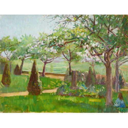 GUSTAV VON STEIGER : Im Kirschgarten (DOBIASCHOFSKY AUKTIONEN AG)