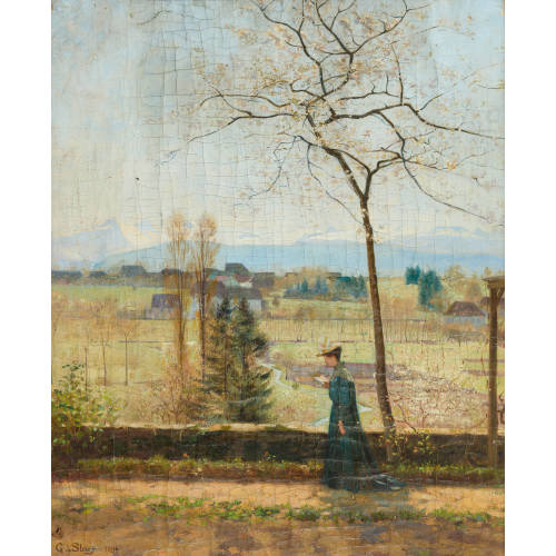 GUSTAV VON STEIGER : 'Vue Petit France' (DOBIASCHOFSKY AUKTIONEN AG)
