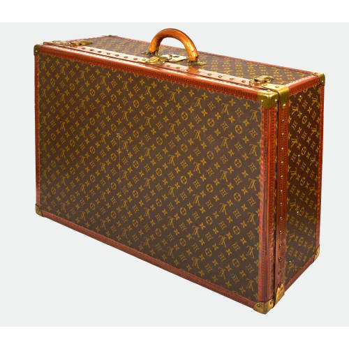 LOUIS VUITTON : Koffer 'Alzer 80', 2. H�lfte 20. Jh (DOBIASCHOFSKY AUKTIONEN AG)