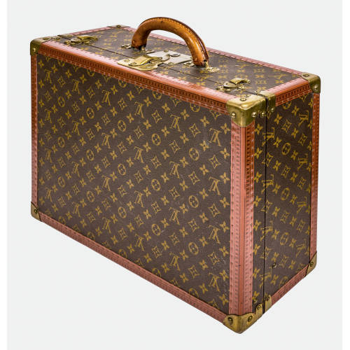 LOUIS VUITTON : Koffer 'Alzer 50', 2. H�lfte 20. Jh (DOBIASCHOFSKY AUKTIONEN AG)