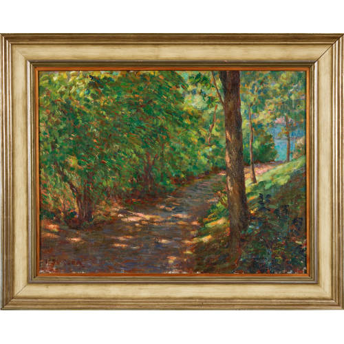 VICTOR SURBEK : Sonniger Waldweg (DOBIASCHOFSKY AUKTIONEN AG)