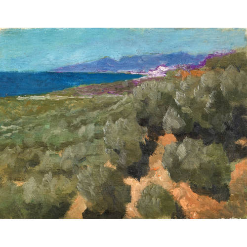 MARGUERITE FREY-SURBEK : Mediterrane K�stenlandschaft (DOBIASCHOFSKY AUKTIONEN AG)