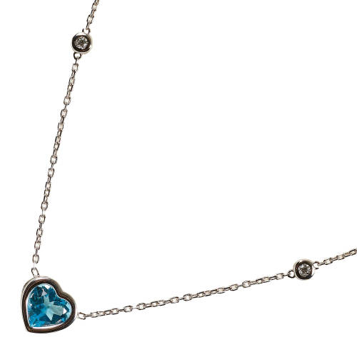 TOPAS-DIAMANT-COLLIER : (DOBIASCHOFSKY AUKTIONEN AG)