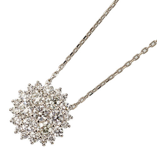 DIAMANT-ANH�NGER MIT KETTE : (DOBIASCHOFSKY AUKTIONEN AG)