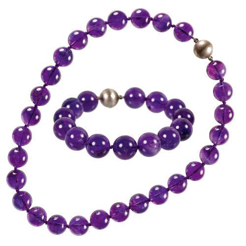 AMETHYST-SET : (DOBIASCHOFSKY AUKTIONEN AG)