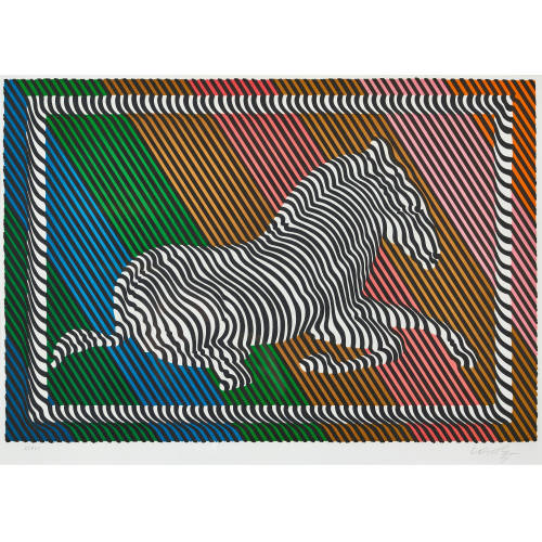 VICTOR VASARELY : 'Zebra 3' (DOBIASCHOFSKY AUKTIONEN AG)