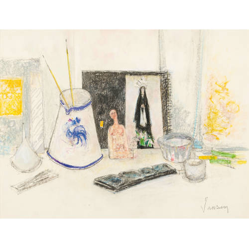 JEAN (EIGTL. SEMERDJIAN JANSEM : Le table du peintre (DOBIASCHOFSKY AUKTIONEN AG)