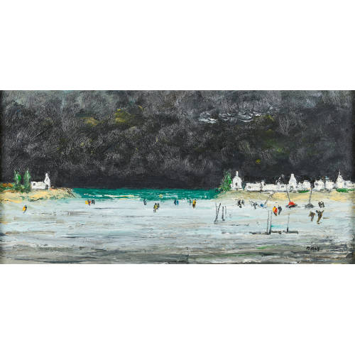 MICHEL MALY : Mer au ciel noir (DOBIASCHOFSKY AUKTIONEN AG)