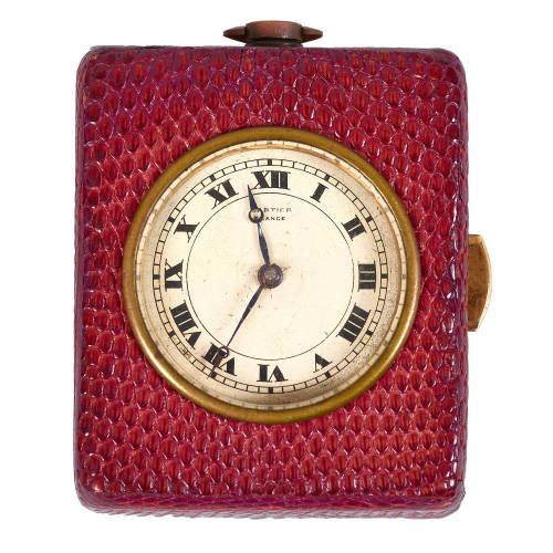 CARTIER : Kleine Tischuhr (DOBIASCHOFSKY AUKTIONEN AG)