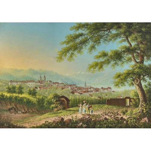 JOHANN HEINRICH II BLEULER : 'Lausanne' (DOBIASCHOFSKY AUKTIONEN AG)