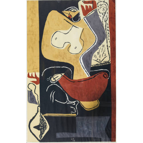 CHARLES-�DOUARD) LE CORBUSIER (EIGTL. JEANNERET : 'Femme � la main lev�e' (DOBIASCHOFSKY AUKTIONEN AG)
