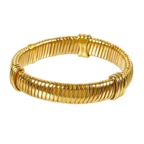 GOLD-BRACELET : Cartier, 'Tuboga', Paris (DOBIASCHOFSKY AUKTIONEN AG)