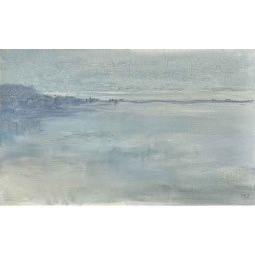 MARTIN ZIEGELM�LLER : Bedeckte Seelandschaft im Nebel (DOBIASCHOFSKY AUKTIONEN AG)