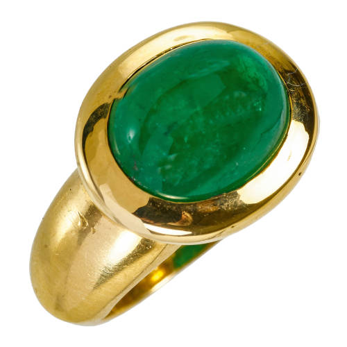 SMARAGD-RING : O.J. Perrin, Paris, 1995 (DOBIASCHOFSKY AUKTIONEN AG)