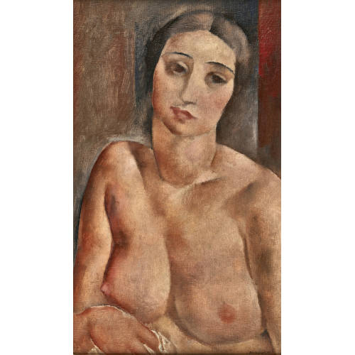 RODOLPHE TH�OPHILE BOSSHARD : Portrait de jeune femme (DOBIASCHOFSKY AUKTIONEN AG)