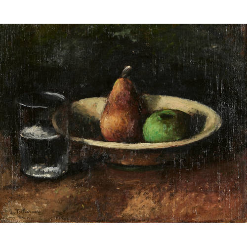 JOHANN WILHELM VON TSCHARNER : 'Schale mit Obst und Glas' (DOBIASCHOFSKY AUKTIONEN AG)