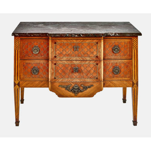 KOMMODE '� TABLIER' : Louis XVI, Frankreich, um 1800 (DOBIASCHOFSKY AUKTIONEN AG)