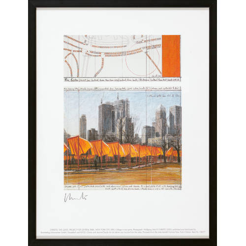 CHRISTO) CHRISTO (EIGTL. JAVACHEFF : 'The Gates/Project for Central Park, NYC' (DOBIASCHOFSKY AUKTIONEN AG)