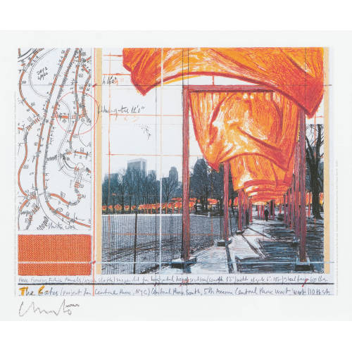 CHRISTO) CHRISTO (EIGTL. JAVACHEFF : 'The Gates/Project for Central Park, NYC' (DOBIASCHOFSKY AUKTIONEN AG)