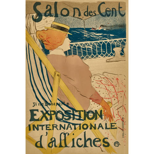 HENRI DE TOULOUSE-LAUTREC : 'Salon des Cent' (DOBIASCHOFSKY AUKTIONEN AG)