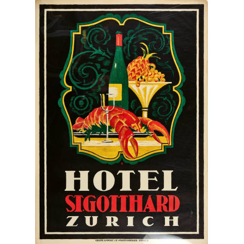 OTTO BAUMBERGER : 'Hotel St. Gotthard' (DOBIASCHOFSKY AUKTIONEN AG)